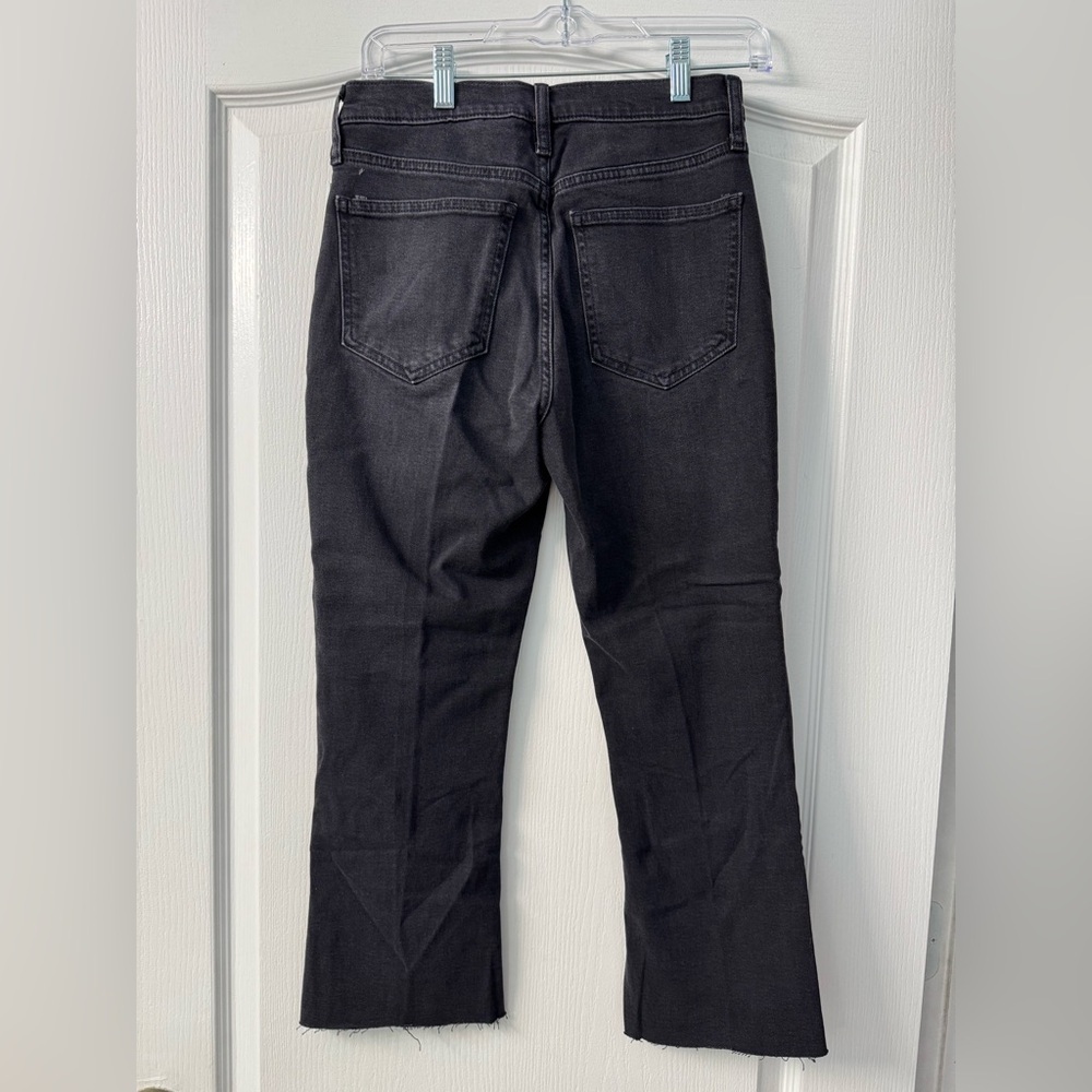 GAP Washed Black High Rise Kick Fit Jeans NEW - Picture 7 of 16